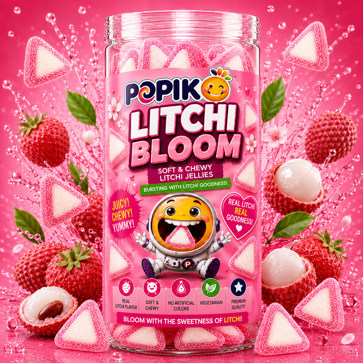 POPIKO LITCHI BLOOM | 180 GRAMS | PACK OF 1