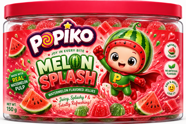 POPIKO MELON SPLASH | 200 GRAMS | PACK OF 1