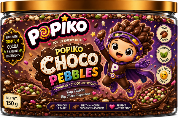 POPIKO CHOCO PEBBLES | 200 GRAMS | PACK OF 1