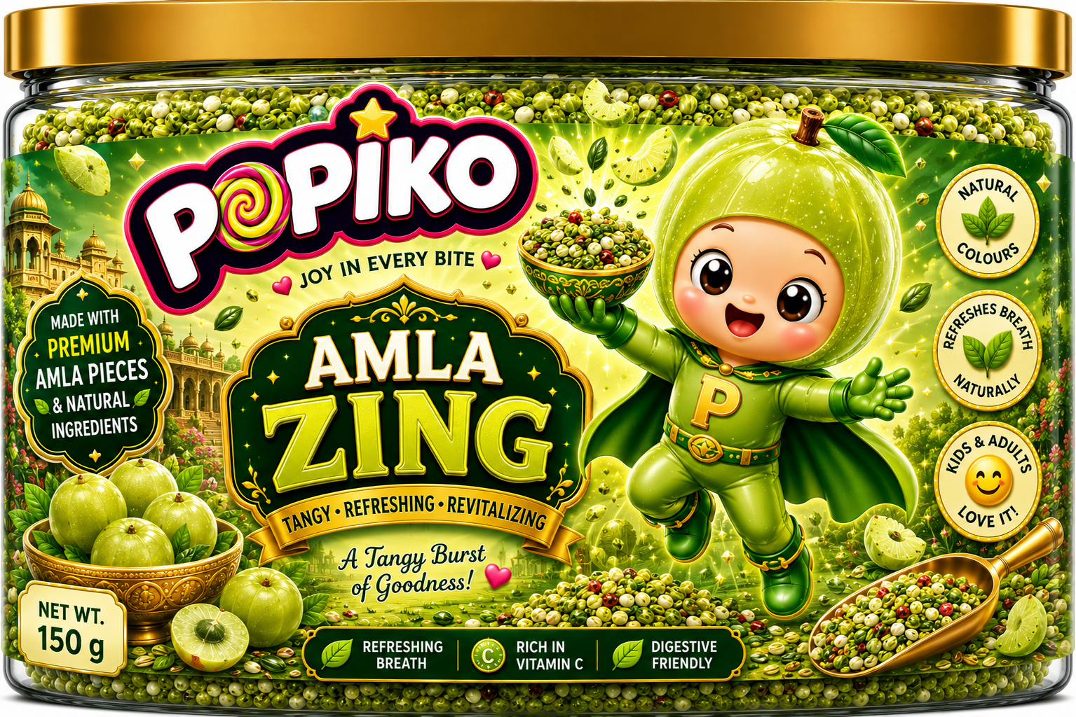 POPIKO AMLA ZING | 200 GRAMS | PACK OF 1