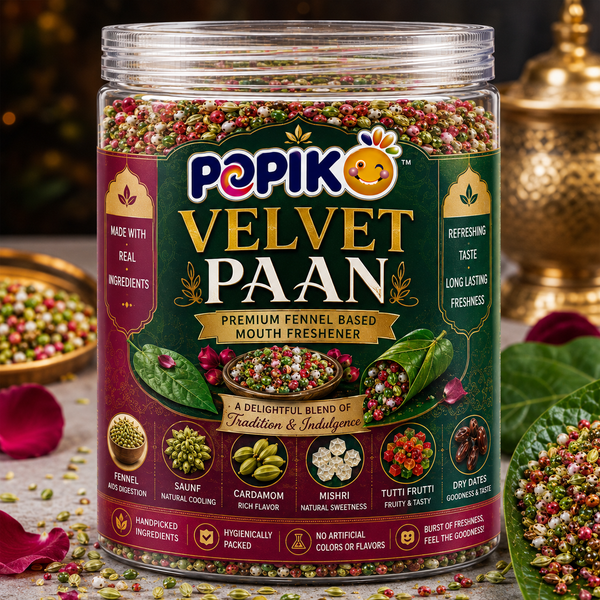 POPIKO VELVET PAAN | 200 GRAMS | PACK OF 1