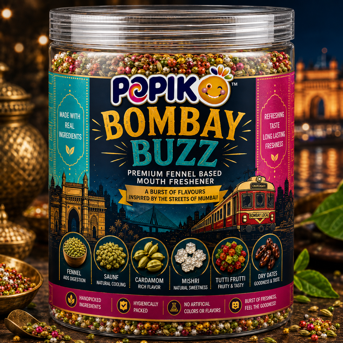 POPIKO BOMBAY BUZZ | 200 GRAMS | PACK OF 1