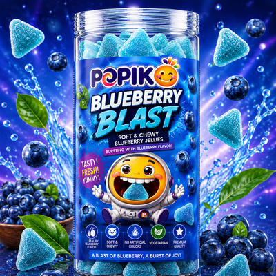 POPIKO BLUEBERRY BLAST | 180 GRAMS | PACK OF 1