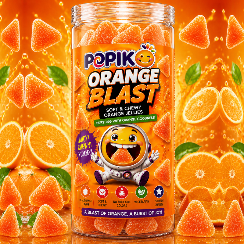 POPIKO ORANGE BLAST | 180 GRAMS | PACK OF 1